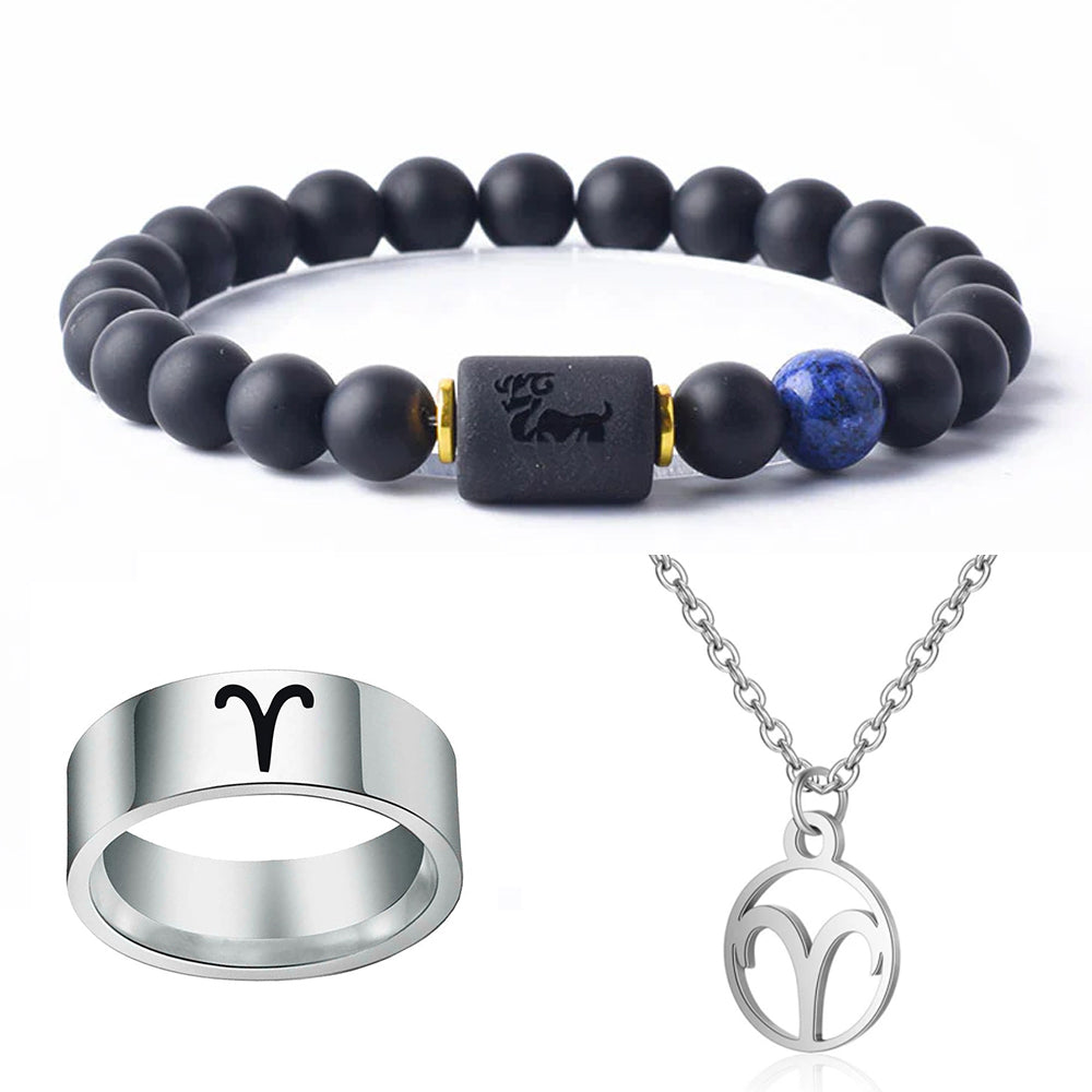 Pack Joyería Signo Zodiacal – Hombre