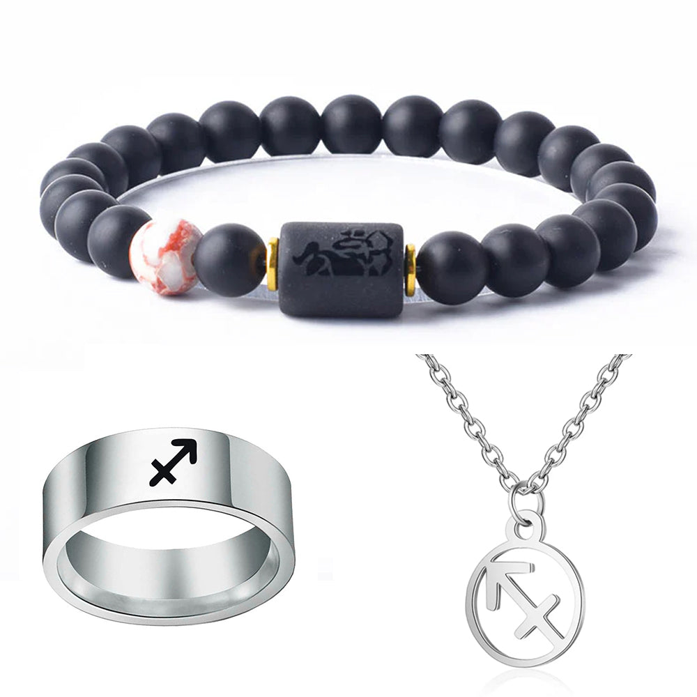 Pack Joyería Signo Zodiacal – Hombre
