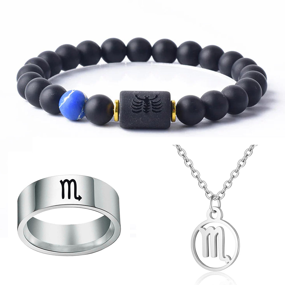 Pack Joyería Signo Zodiacal – Hombre