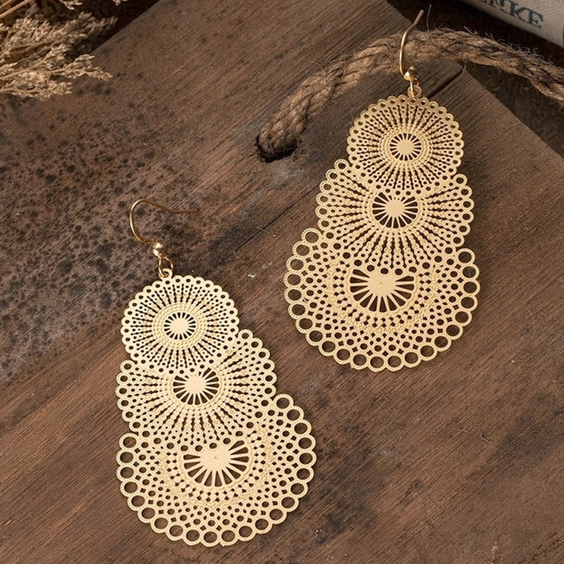 Boucles d'Oreilles Ethnique Africaine