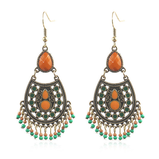 Boucles d'Oreilles Ethnique Bohème