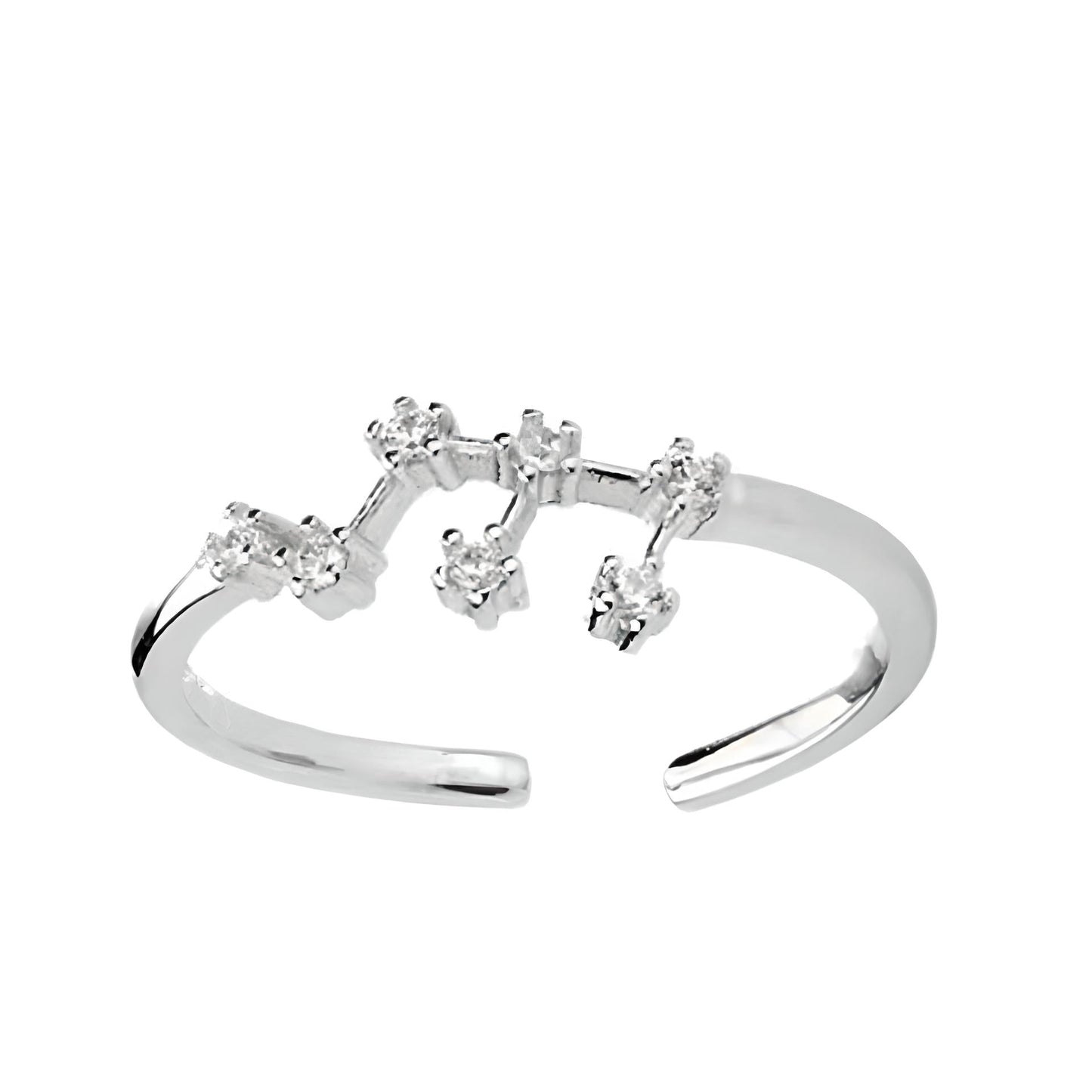 Sternzeichen Ring Silber