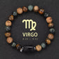 Natural Stone Zodiac Bracelet