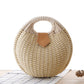 Round Rattan Handbag