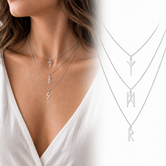 Colliers Runes Femme