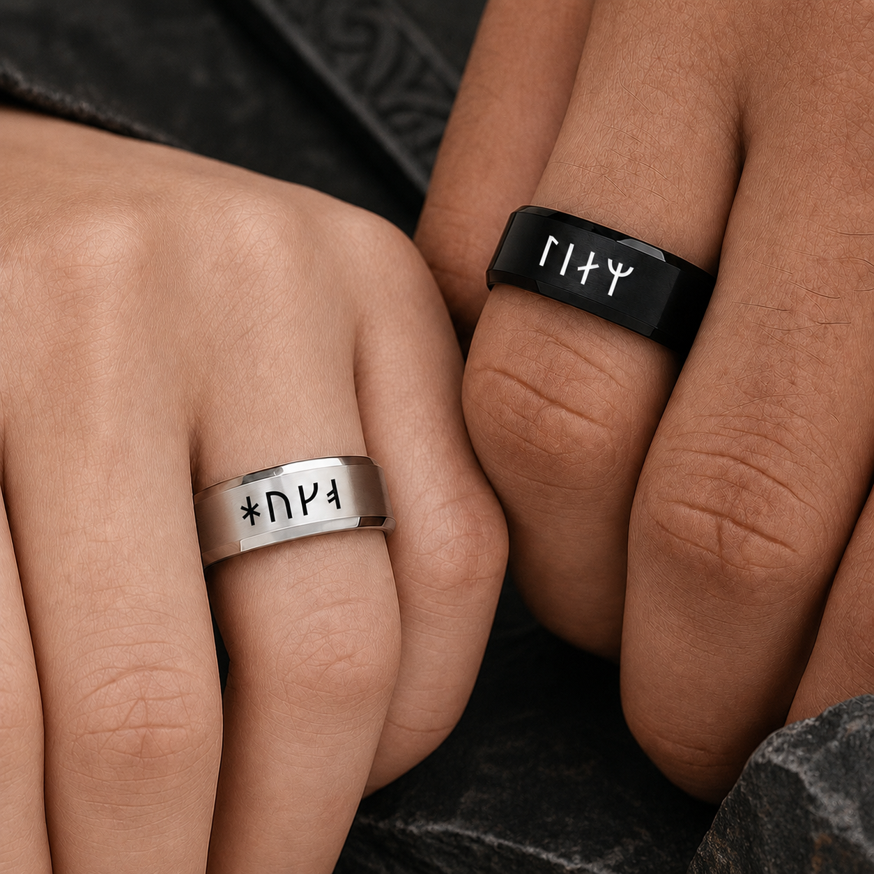 Anillo Personalizado Runas Vikingas