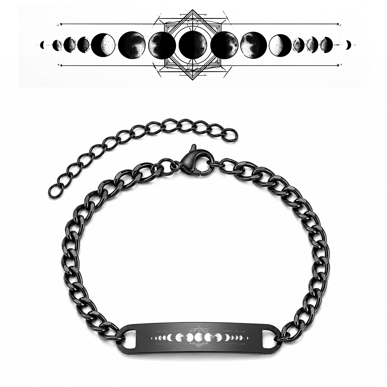 Spirituelles Armband Moon