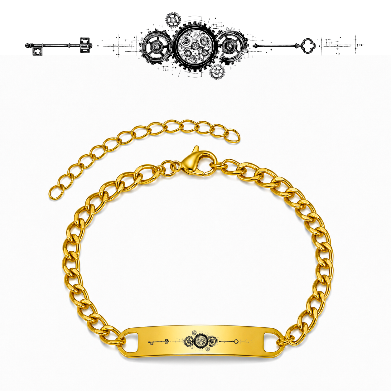 Pulsera Espiritual Steampunk