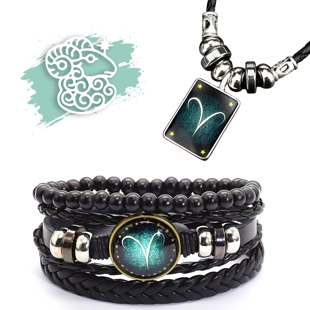 Pulsera Signo Zodiacal + Collar Gratis