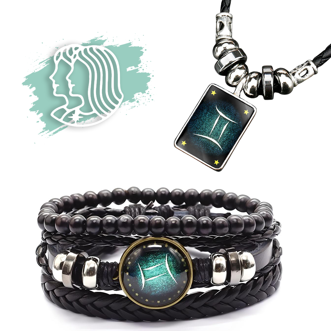 Pulsera Signo Zodiacal + Collar Gratis