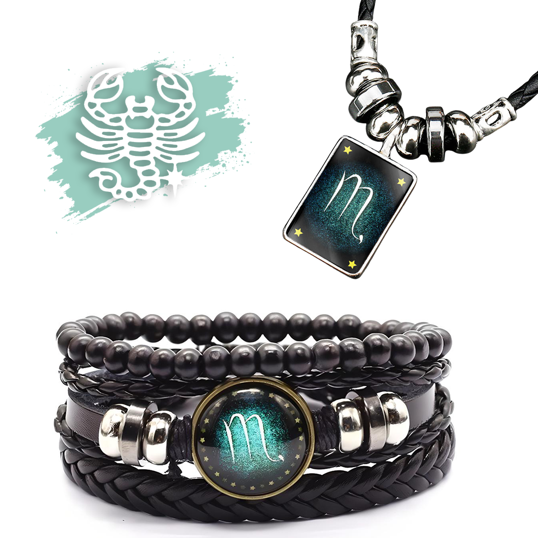 Pulsera Signo Zodiacal + Collar Gratis