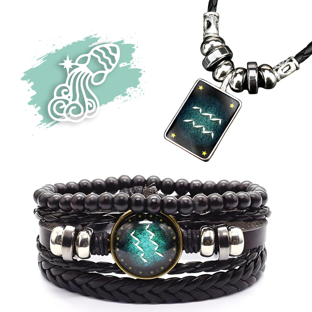 Pulsera Signo Zodiacal + Collar Gratis
