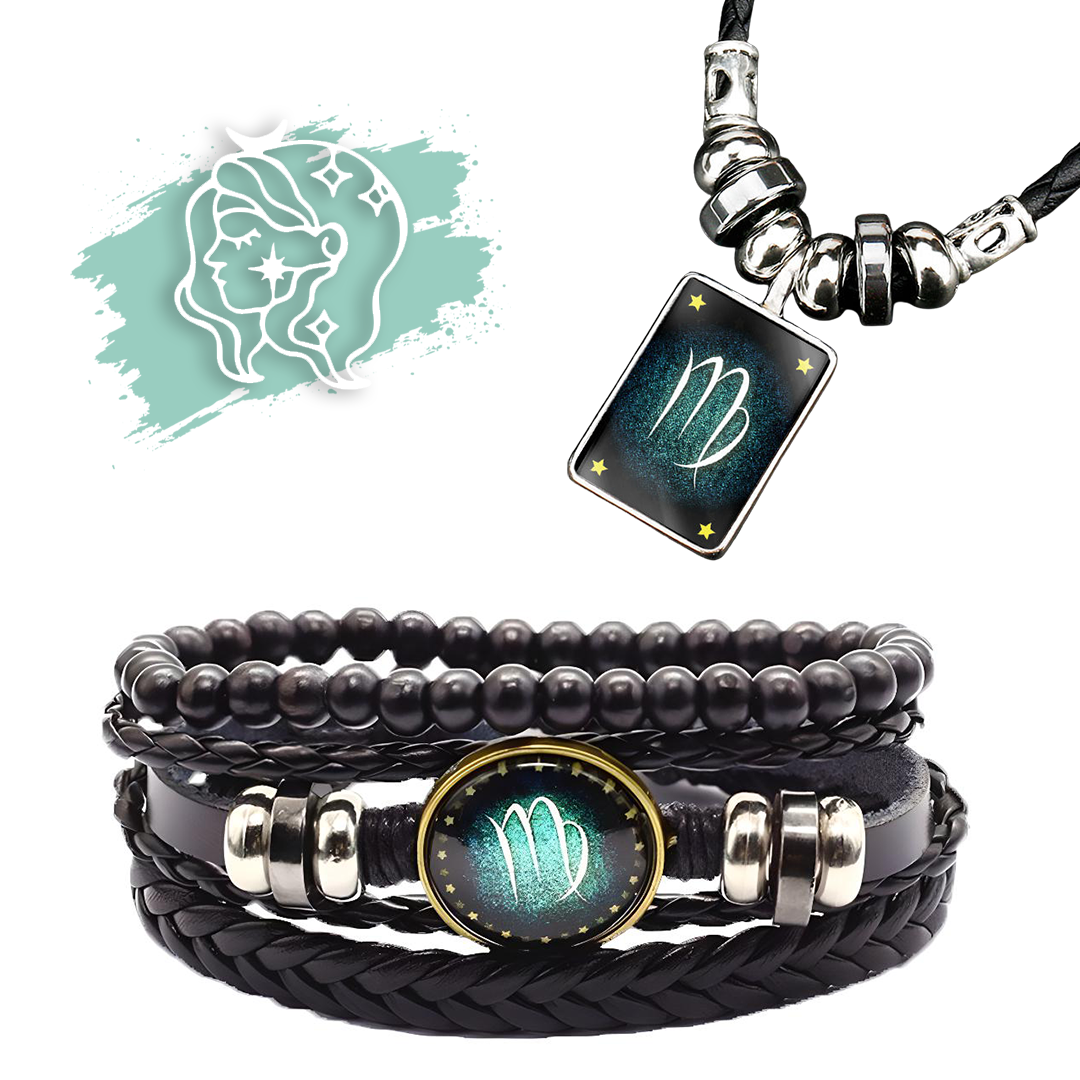 Pulsera Signo Zodiacal + Collar Gratis