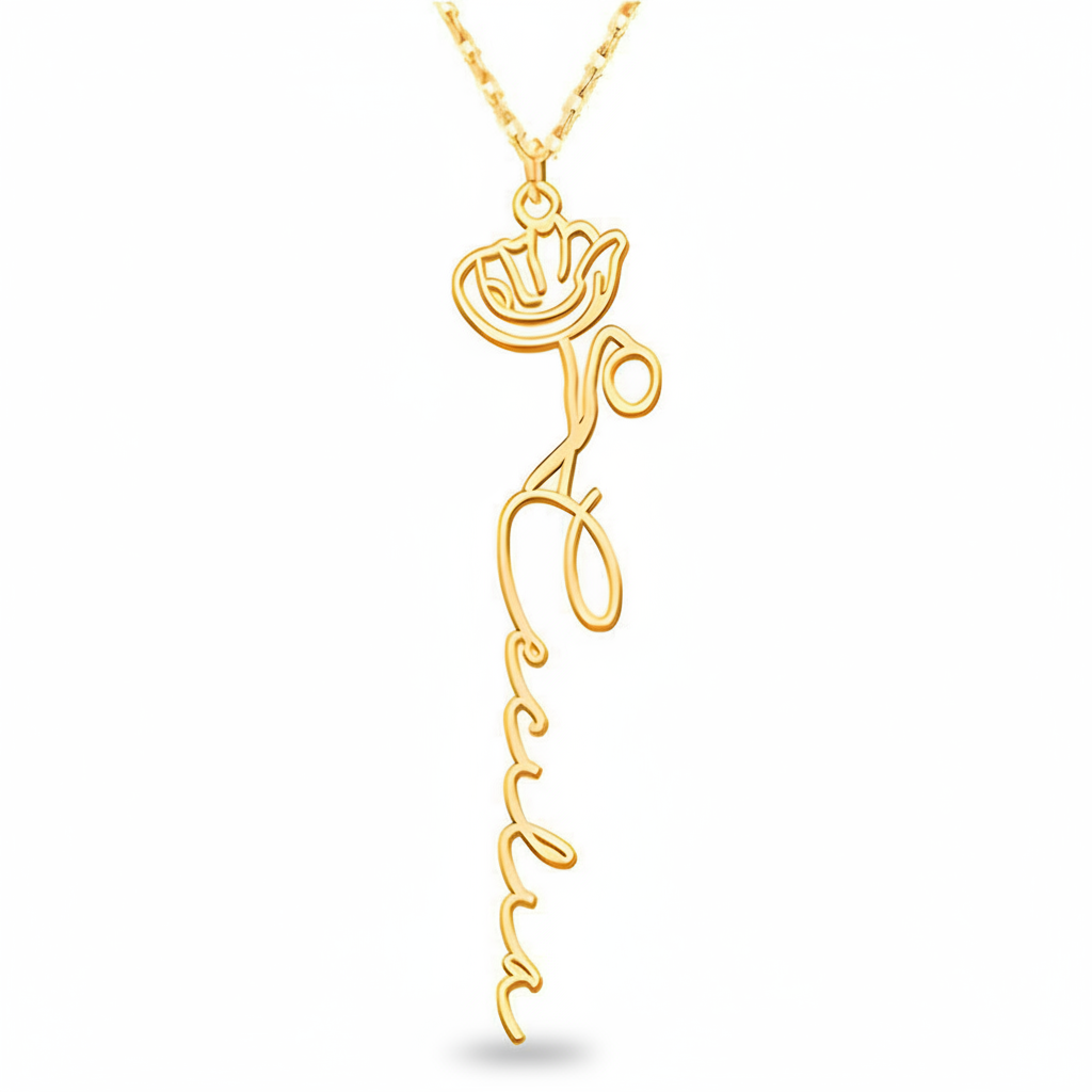 Collana Fiore di Nascita Personalizzata