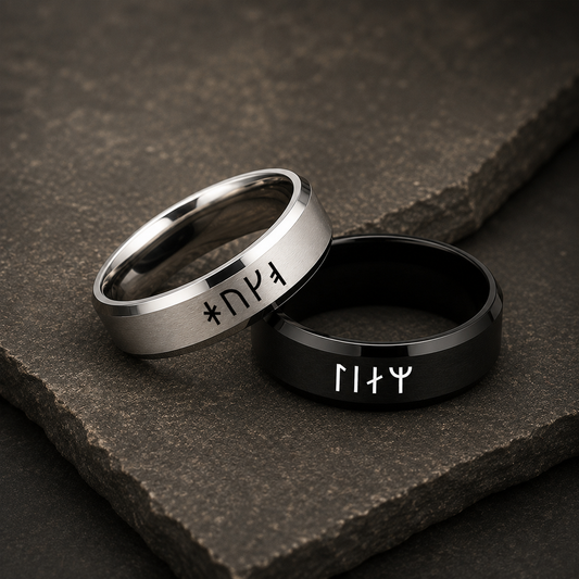 Anillo Personalizado Runas Vikingas