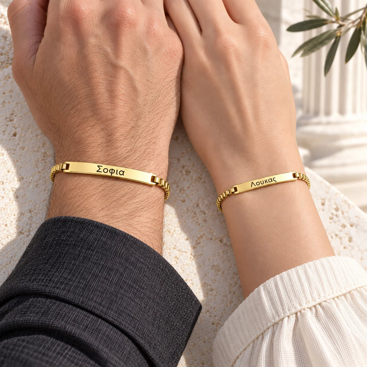 Griechische Partnerarmbänder
