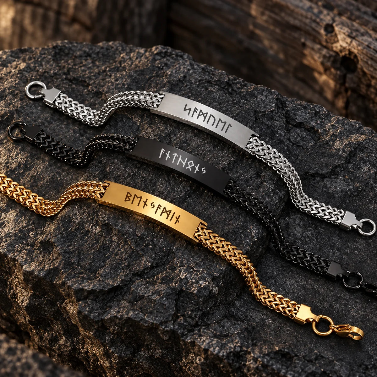 Bracciale Targhetta Vichingo Uomo