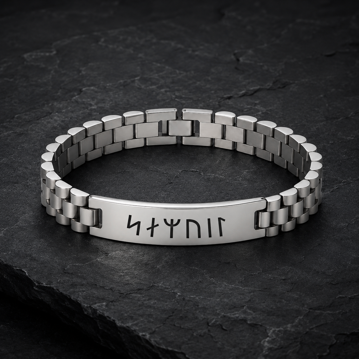 Personalisiertes Wikinger-Runen-Armband für Männer