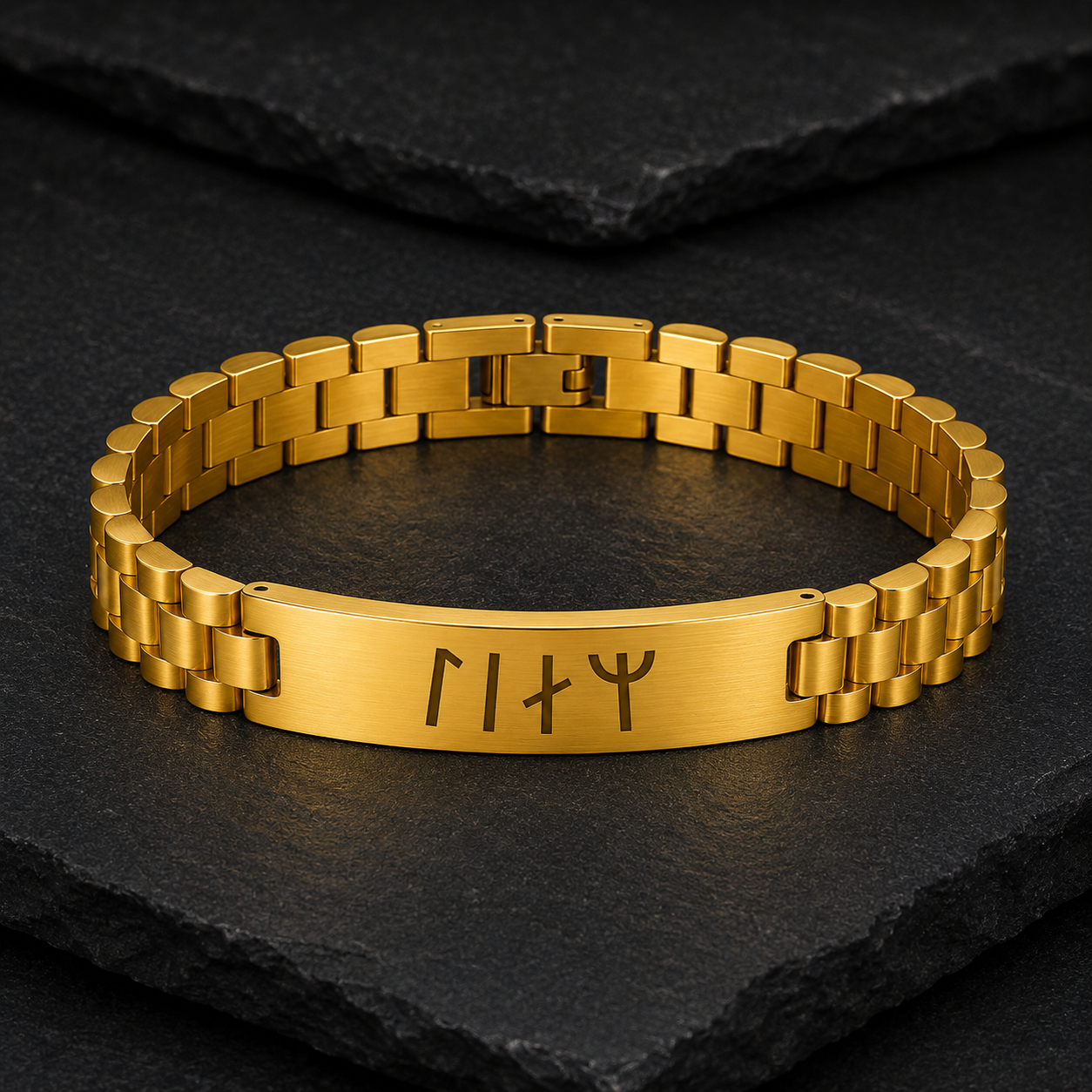Personalisiertes Wikinger-Runen-Armband für Männer