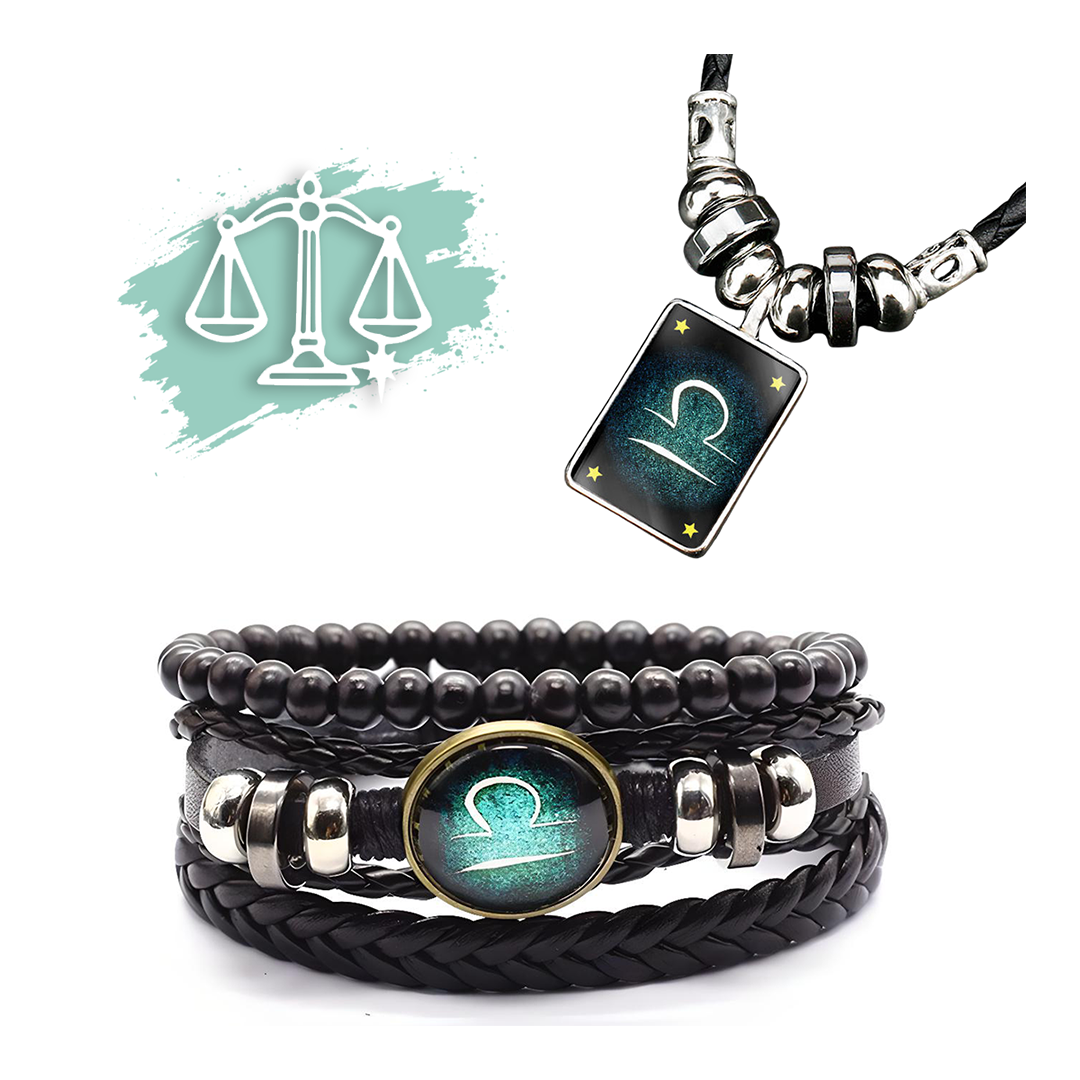 Bracciale Segno Zodiacale + Collana in Omaggio