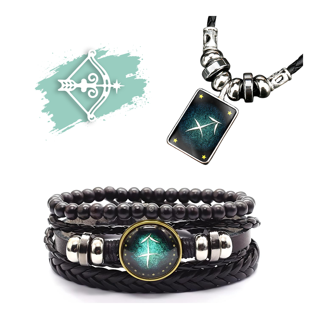 Bracciale Segno Zodiacale + Collana in Omaggio