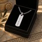 Ancient Greek Engraved Necklace for Men