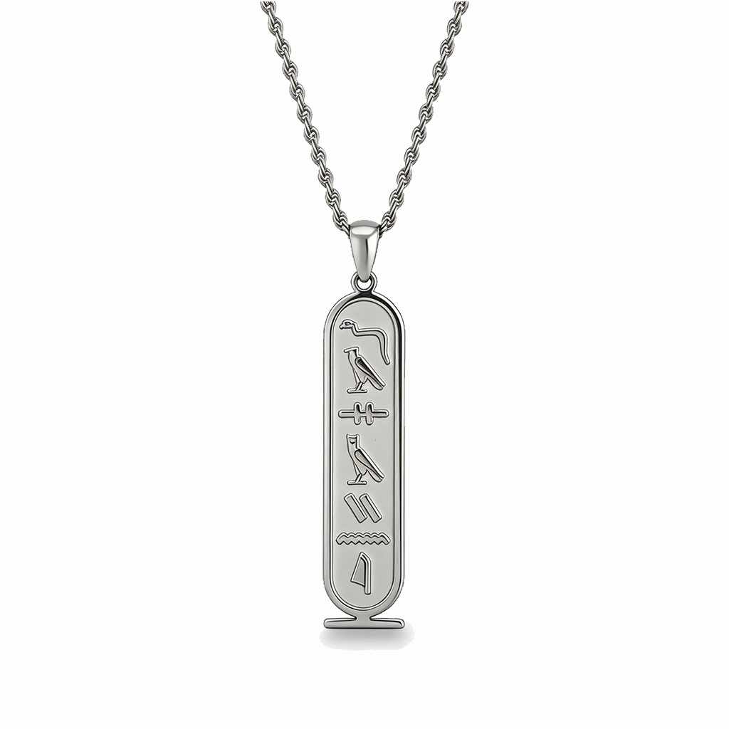Collier Personnalisé Hiéroglyphes Égyptiens
