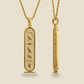 Collier Personnalisé Hiéroglyphes Égyptiens