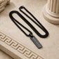 Ancient Greek Engraved Necklace for Men