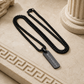 Ancient Greek Engraved Necklace for Men
