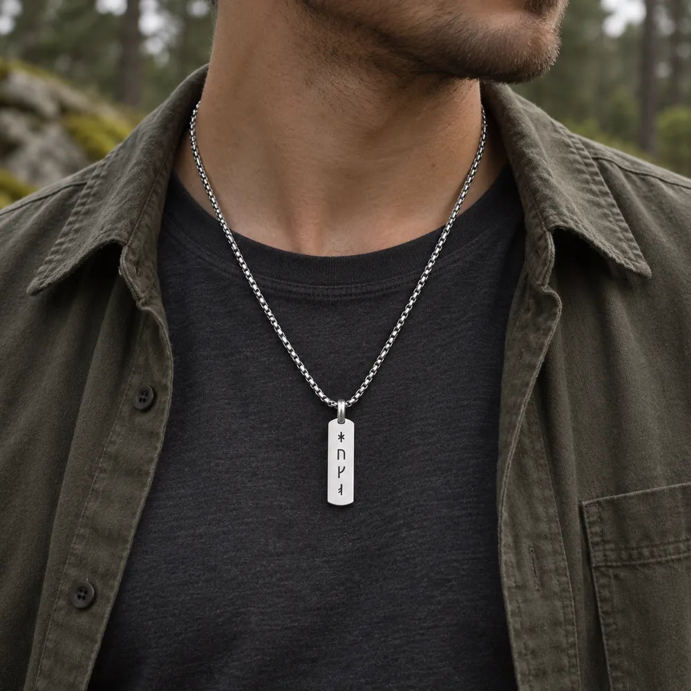 Collar Runas Vikingas Grabado Hombre – 1