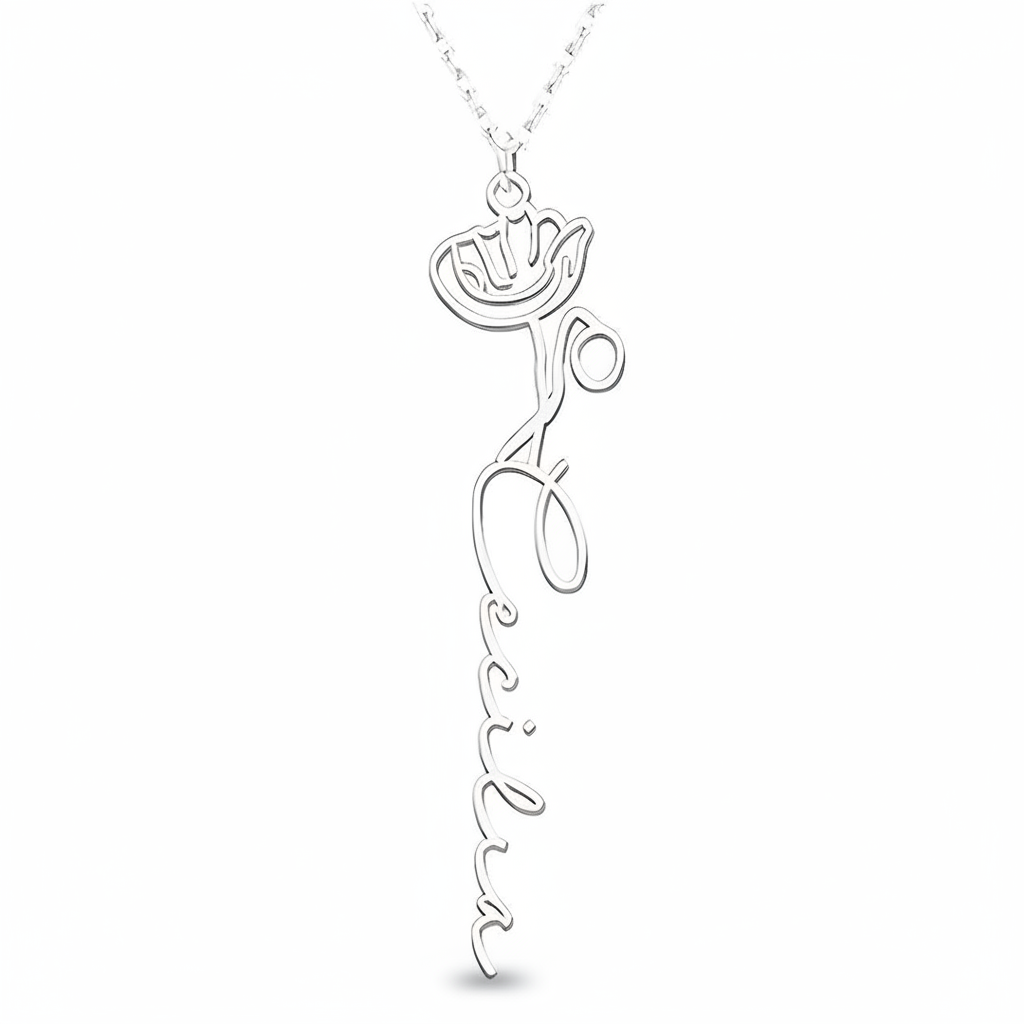 Collana Fiore di Nascita Personalizzata