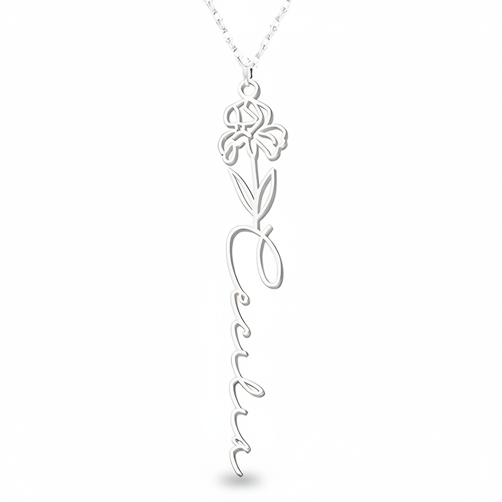 Collana Fiore di Nascita Personalizzata