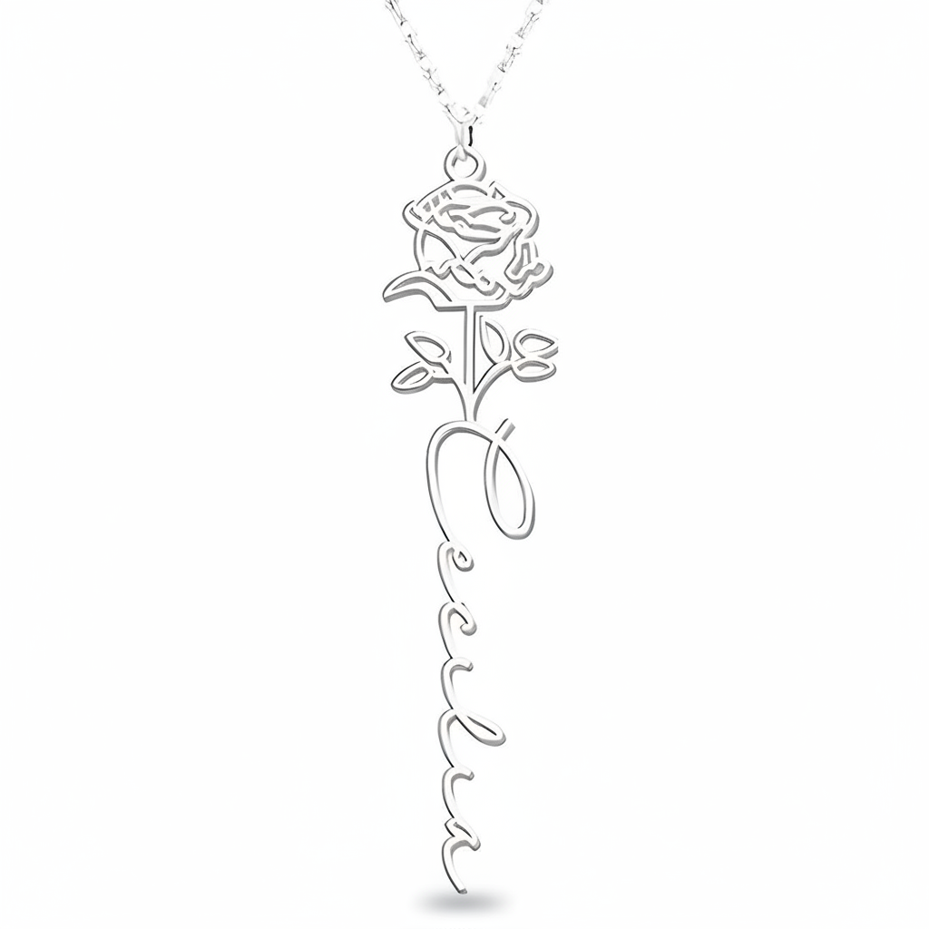 Collana Fiore di Nascita Personalizzata